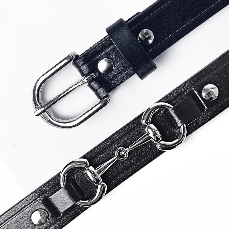 Horse Genuine Cowhide Equestrian Belt, Casual Riding Belt For Horse Rider Equestrian Equipment
