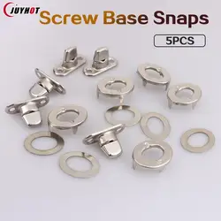 5 Sets Screw Base Snaps Turn Button Boat Cover Enclosure Eyelet Canvas Snap Fastener