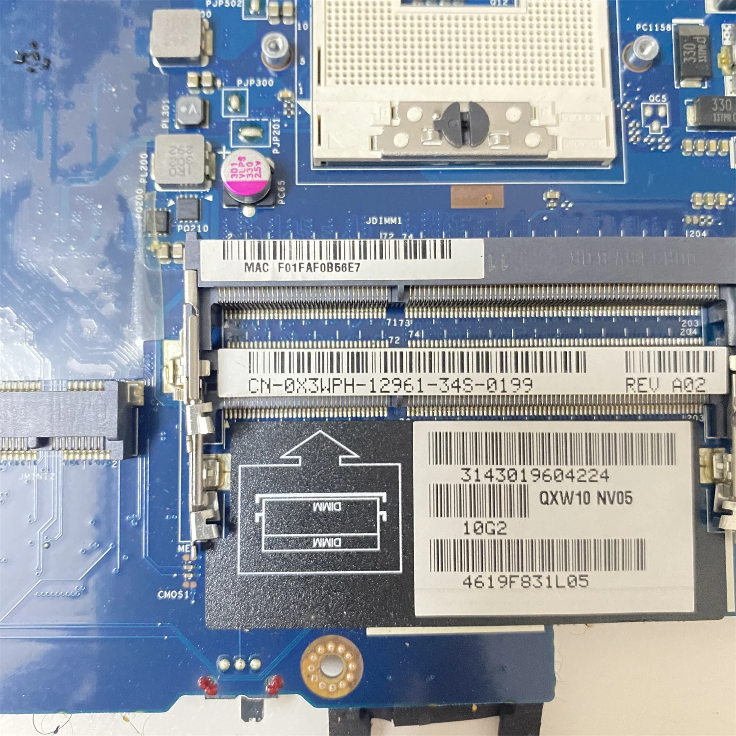 Материнская плата QXW10 для ноутбука dell Latitude E5530 SLJ8C HM77 DDR3 LA-7902P 0X3WPH 091C4N 100% протестирована