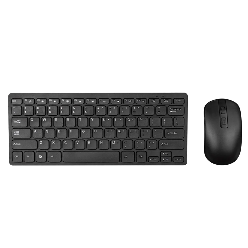 

2 .4G Wireless Keyboard Mouse Lightweight and 2.4G Ultra-thin Tablet Computer Office Black