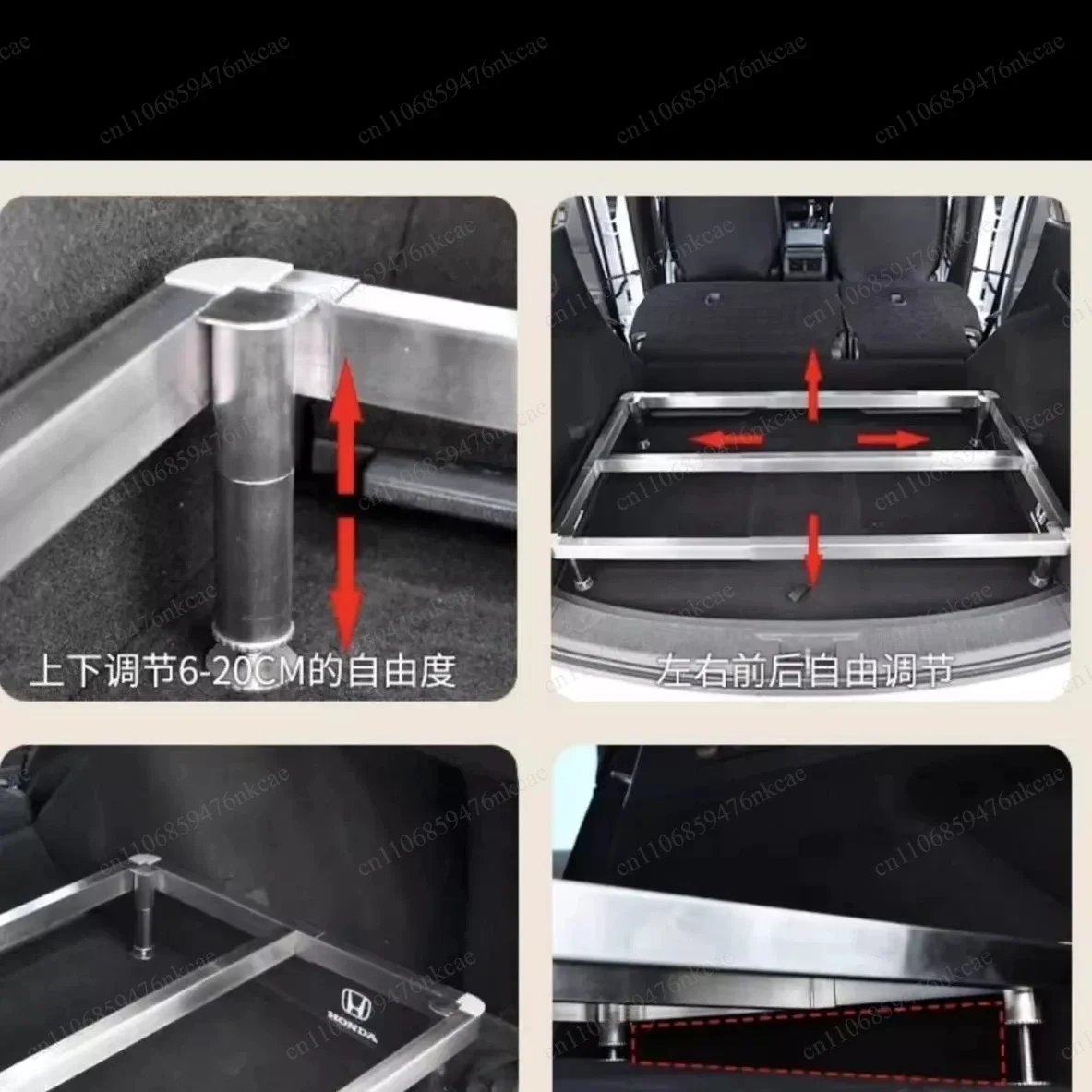 Leveling frame Shelf Telescopic modification Bed Height increase expansion Trunk Car mattress Universal bed frame