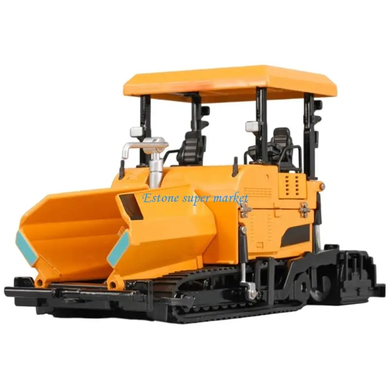 090B Kids Realistic Paver Machine Toy Manual Operate Construction Vehicle Model Toy