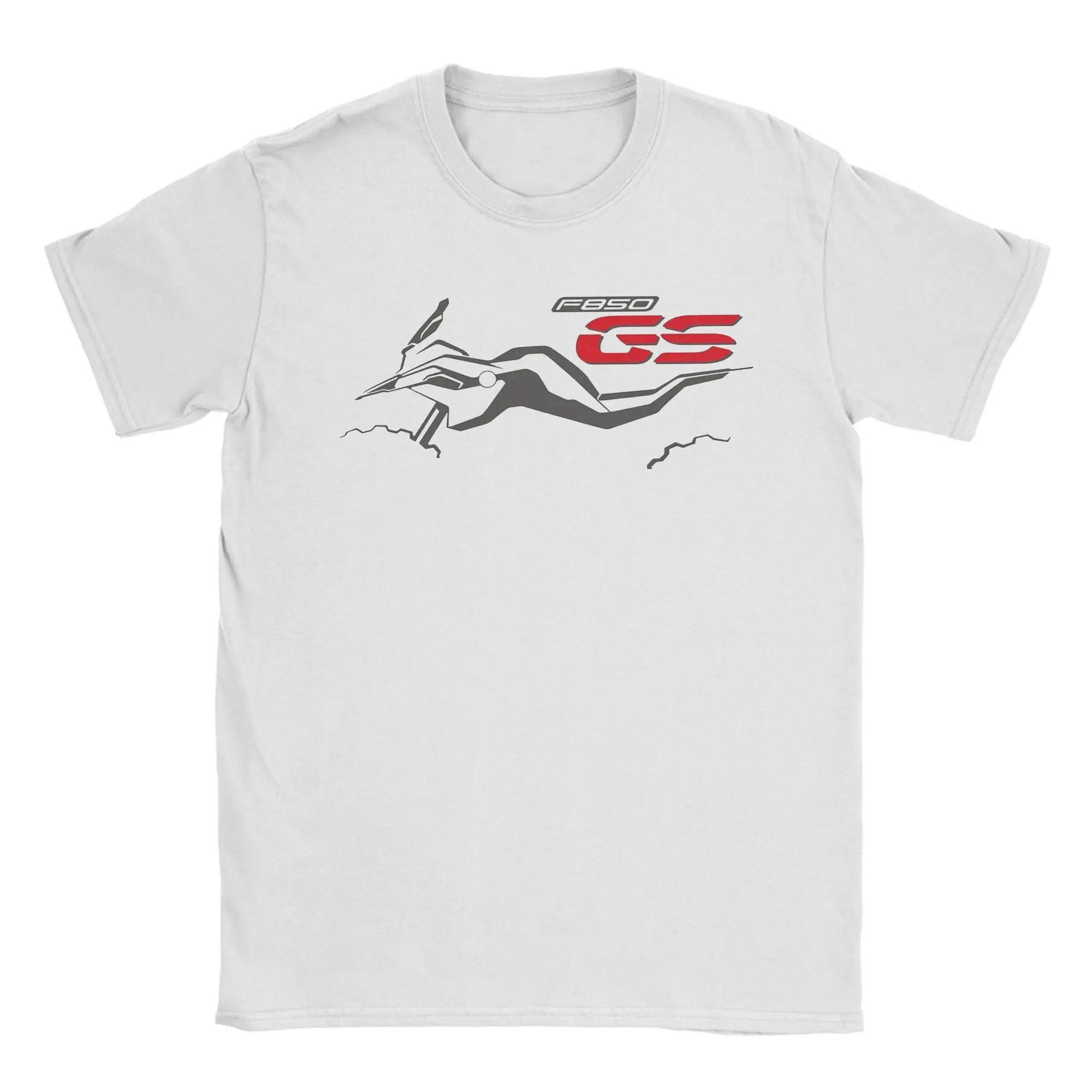 

F850 GS мотоциклетные футболки для мужчин, повседневные футболки из чистого хлопка, футболки с круглым воротником, топы с короткими рукавами, идея подарка