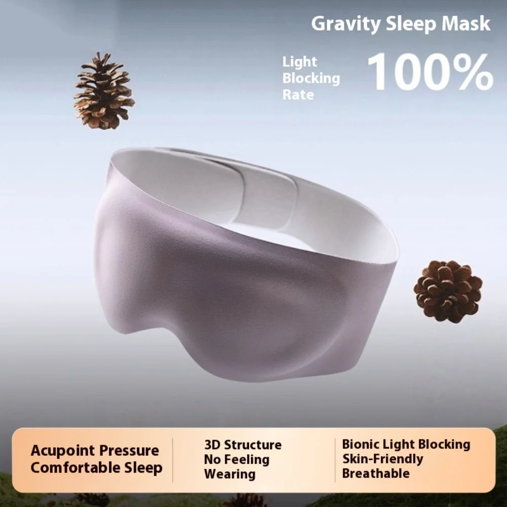 Weighted Eye Mask Sleeping Mask for Light Blocking Travel Eye Blindfold for Relaxation Gravity Sleep Patchs Eyeshade Sleepmask - Image 3