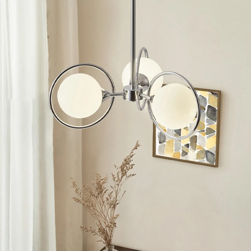 Bauhaus Minimalist High-end LED Ceiling Chandeliers for Living Room Bedroom Lamps Design Art Hanging Pendant Lights Home Decor