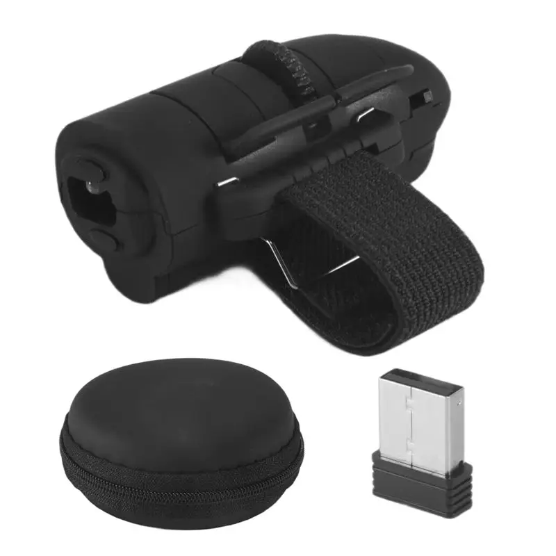 

Exquisite-Mini 2.4G Wireless Finger Ring Mouse Ergonomic Handheld Optical Travel Mice