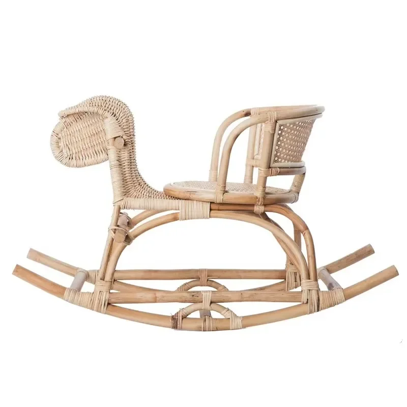 

Children's natural rattan rocker, safe and environmentally friendly, convenient, practical and durable