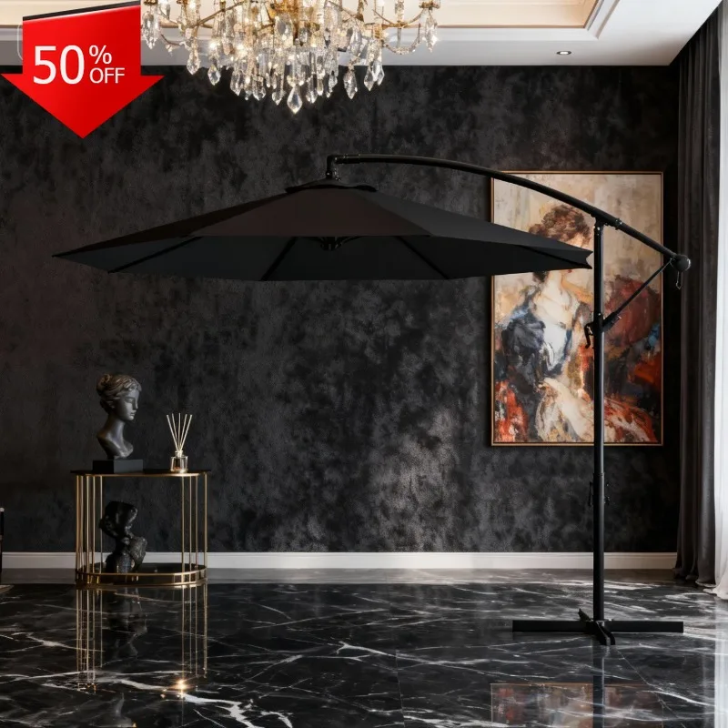 Casa inflable tienda voladiza Patio sombrilla piscina 3x3 sombrilla portátil completa jardín grande sombrilla cuadrada De Plage Gazebo