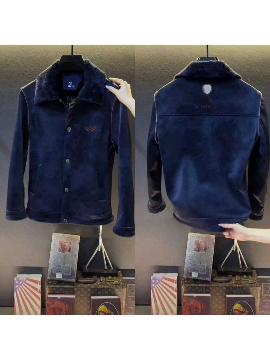 

High Quali Faionable Men's Casual Jaet Coat Sli Haome Leisure Outerwear Stand Fit Long Sve Hooded Coat