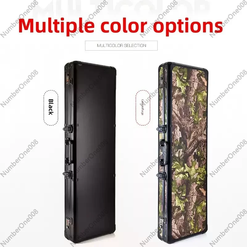 

Extra Long Aluminum Alloy Tool Box Suitcase Instrument Case Fish Pole Case Equipment Safety Box Storage Box with Sponge