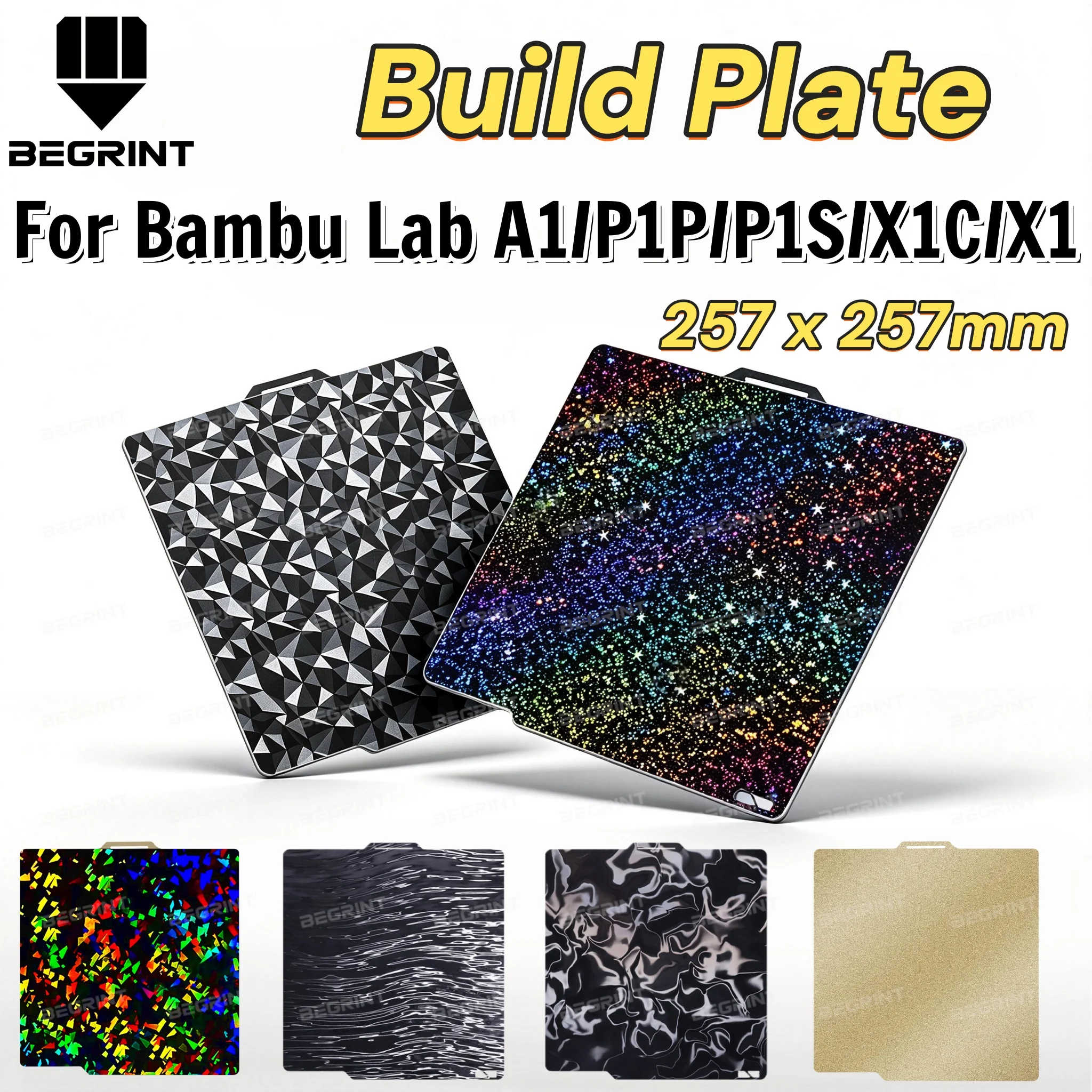 3D Printer Bed Spring - لوح بناء مزدوج الجوانب من PEI