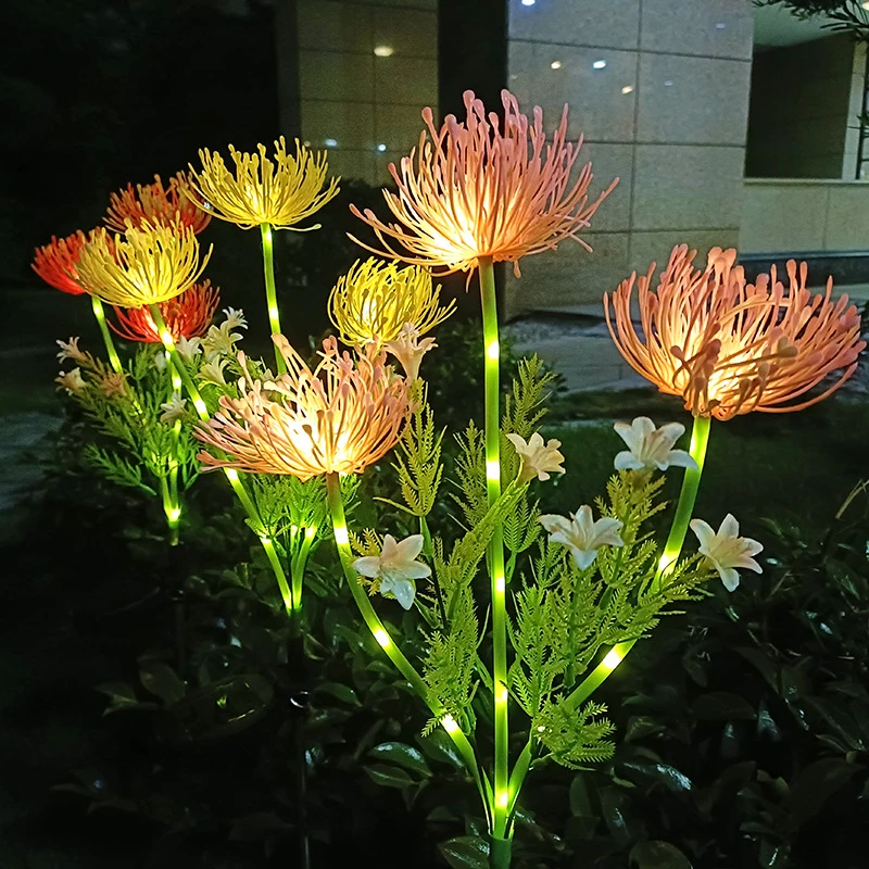 New Product Simulation Flower Bianhua Yongshenghua Courtyard Garden Decoration Waterproof LED Floor Lawn Atmosphere Light