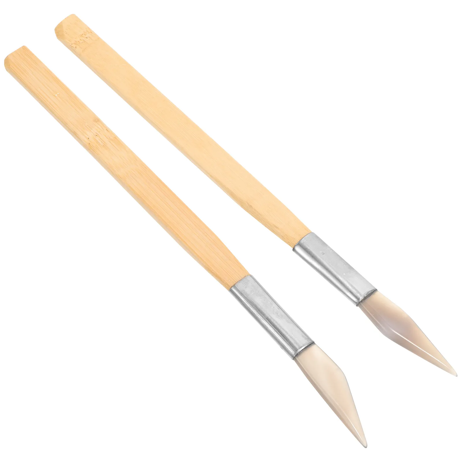 

2pcs Agate Jewelry Polishing Tool Smoothing Diy Craft Supply For Silver Agate Jewelry Smoothing Tool With Handle Gold Natural