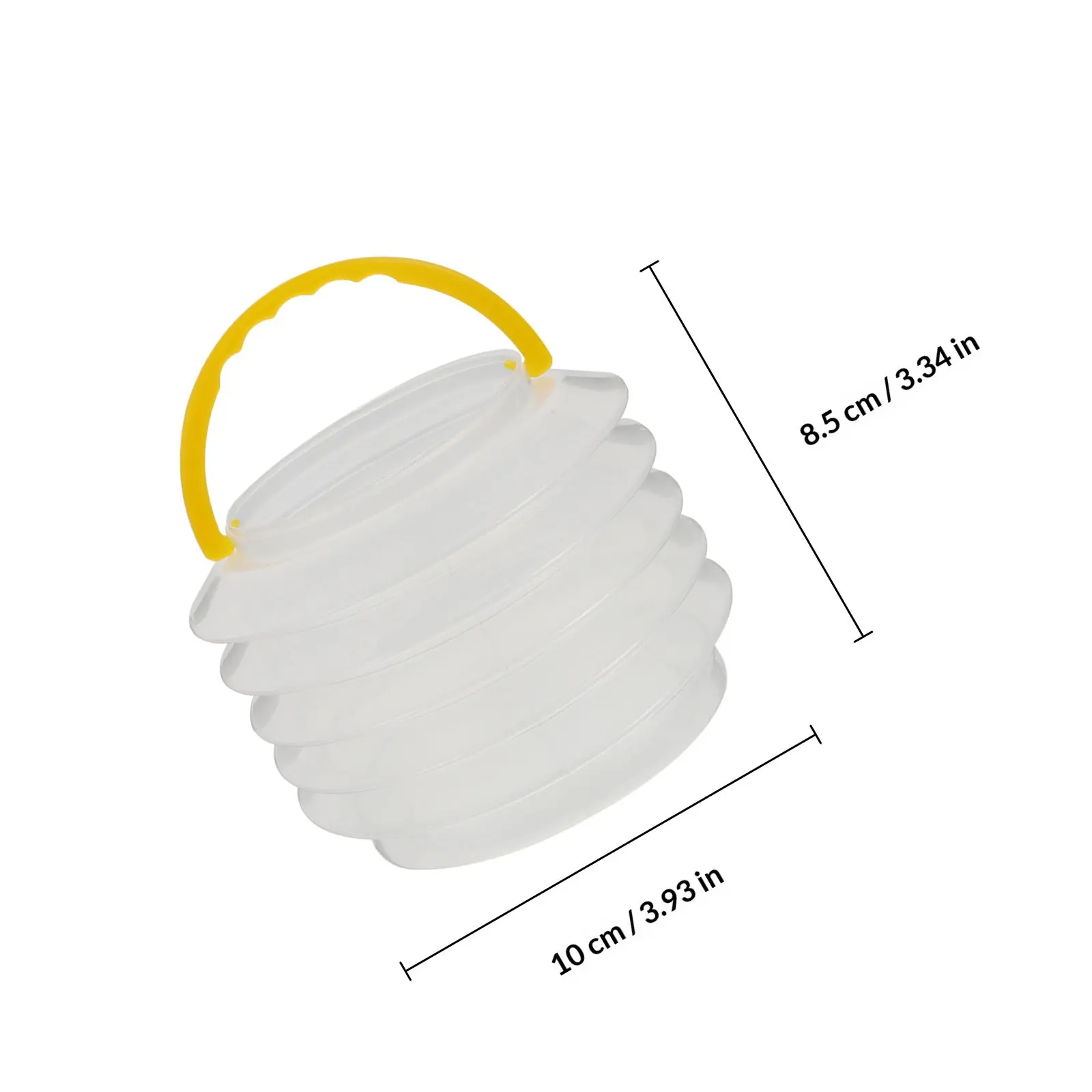 2Pcs Portable Folding Brush Washing Buckets Premium Plastic Paint Brush Washers Painting Art Tool Holders for Artists Sketch