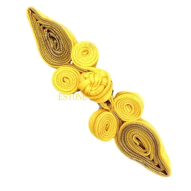 49mf chinesische Knotenknöpfe Cheongsam Haichen Klasze Strickjacken Befestigungselemente für Bekleidungsdekor Pfirsichform