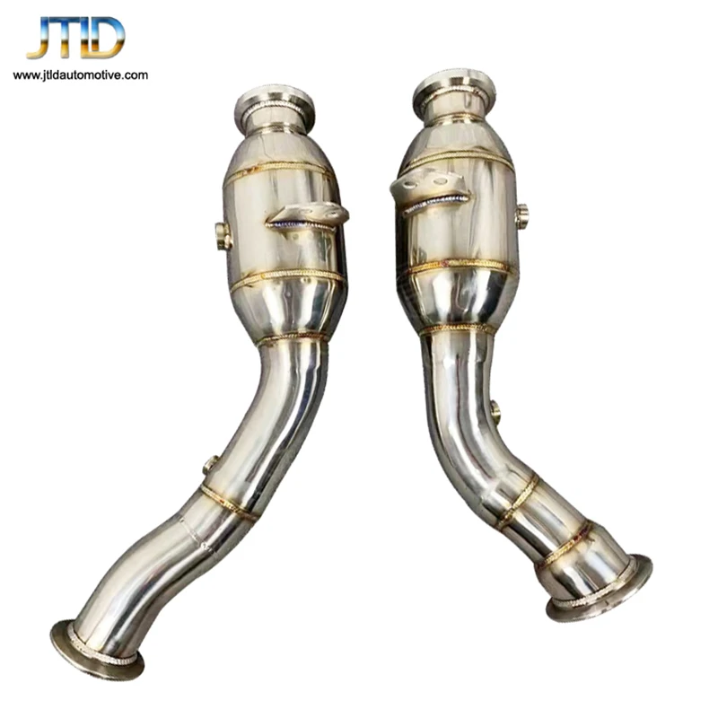 

JTLD Auto High Performance Stainless Steel Catless Exhaust System For BENZ GLC43 AMG Downpipe