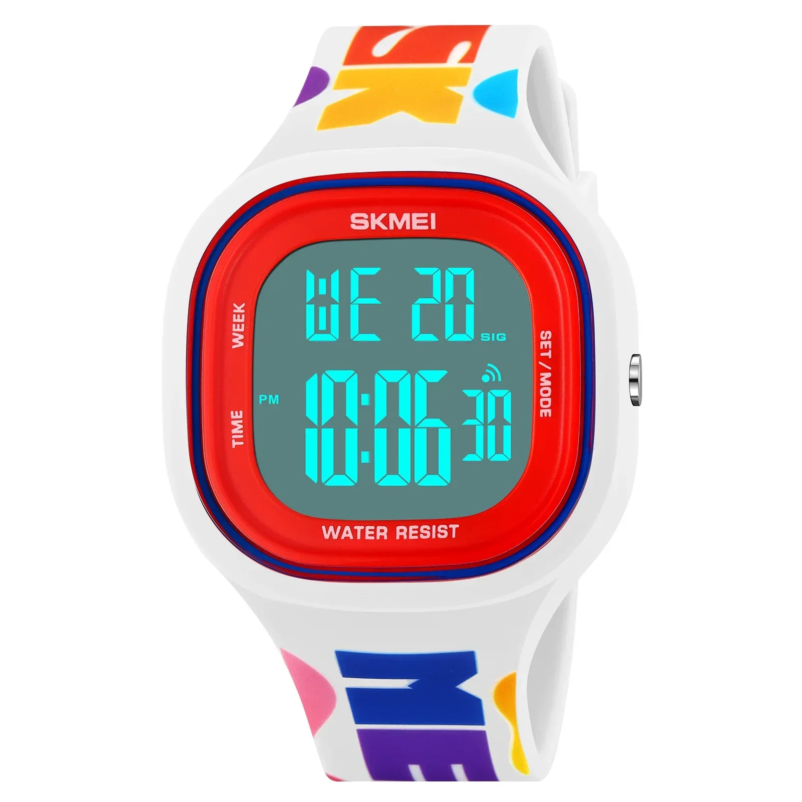 SKMEI 2290 cronómetro relojes deportivos digitales moda masculina 5Bar reloj de pulsera impermeable para adolescentes niños y niñas Cool Vitality