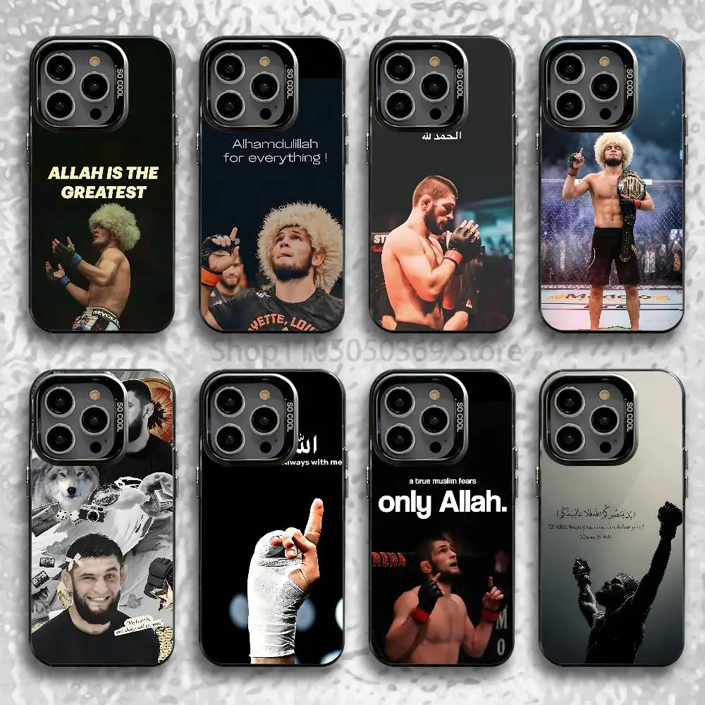 

K-Khabib N-Nurmagomedov Phone Case For iPhone 15,17,12,14,13,16,11,E,Max,Plus,Air,Pro,Mini Matte Protect Cover