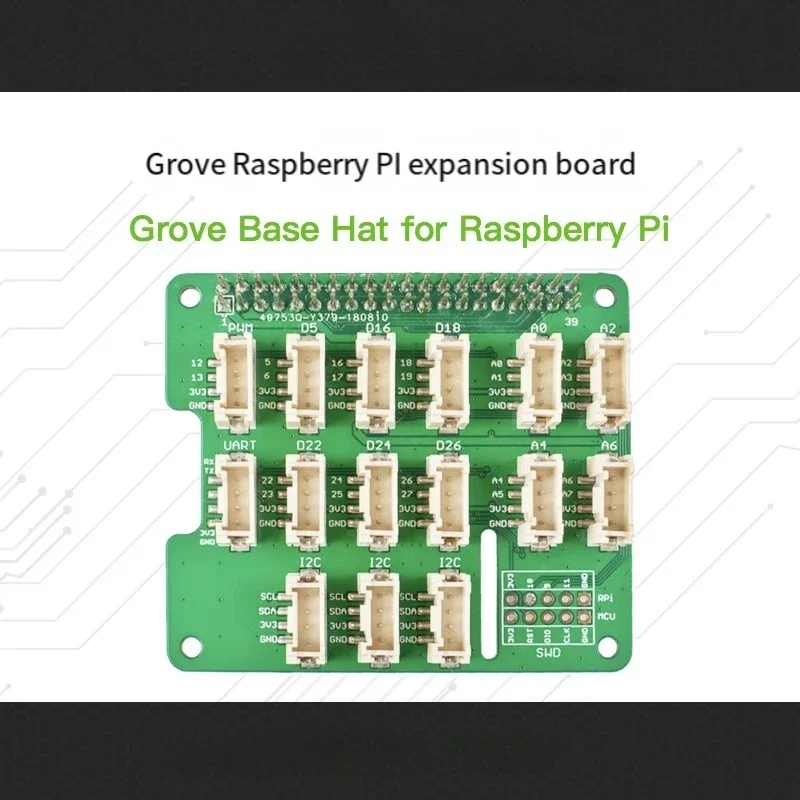 Raspberry Pi genişletme kartı Raspberry Pi3B +/sıfır/4B sensörü Grove çoklu arayüz I2C/dijital