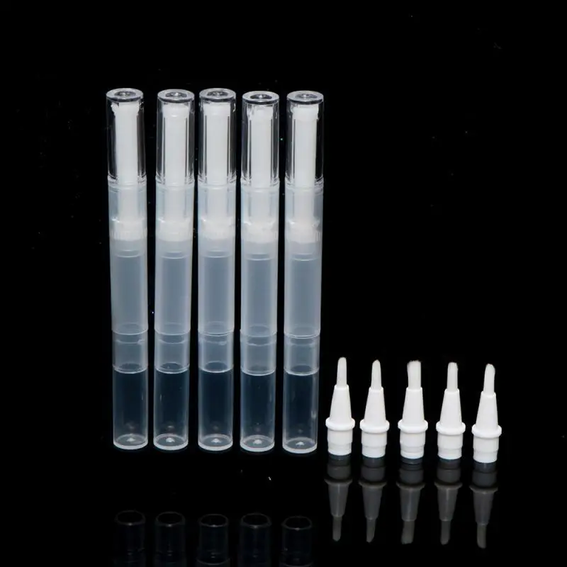 

21Pcs Transparent Empty Nail Oil Twist Pen Cosmetics Container room spray bottles Lip Gloss Applicators Liquid Tube Nail Polish