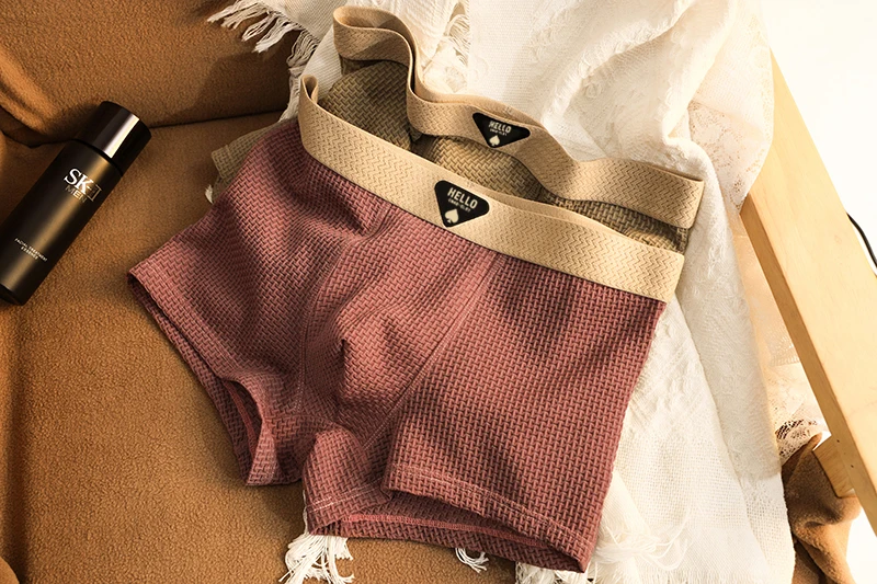 4 stücke Boxer Shorts männer Eis Seide Unterwäsche Kühle Dünne Unterhose Atmungsaktive Sexy Höschen U Konvexen Dessous Plus Größe l-6XL – Detail 9