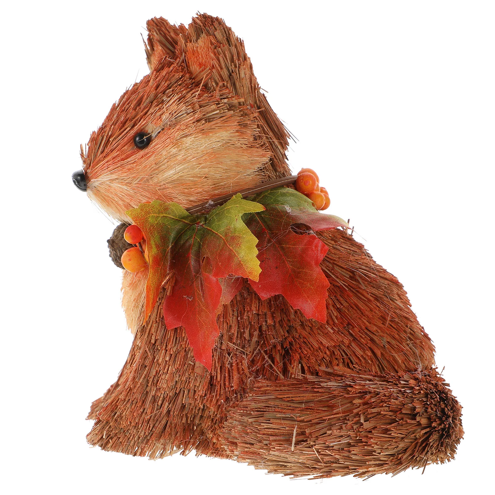 

Squirrel Ornament Outdoor Decor Animal Figurine for Gardens Statue Sculpture Wooden Mini Figurines Animals Model