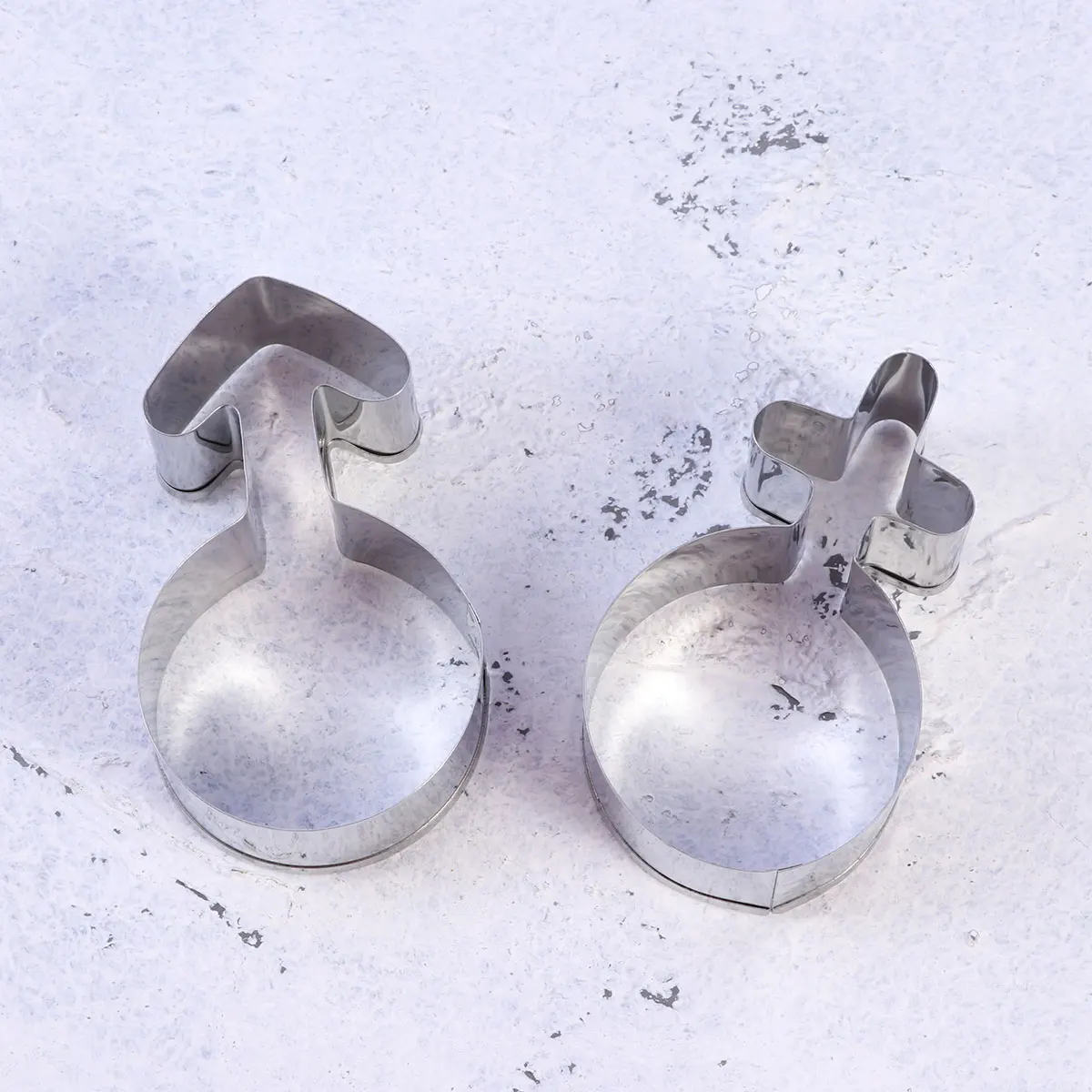 

2PCS Gender Symbol Cookie Cutters Stainless Steel Baking Mold DIY Cake Fondant Craft Valentine Gastronomy Fun Kitchen Bar Tools