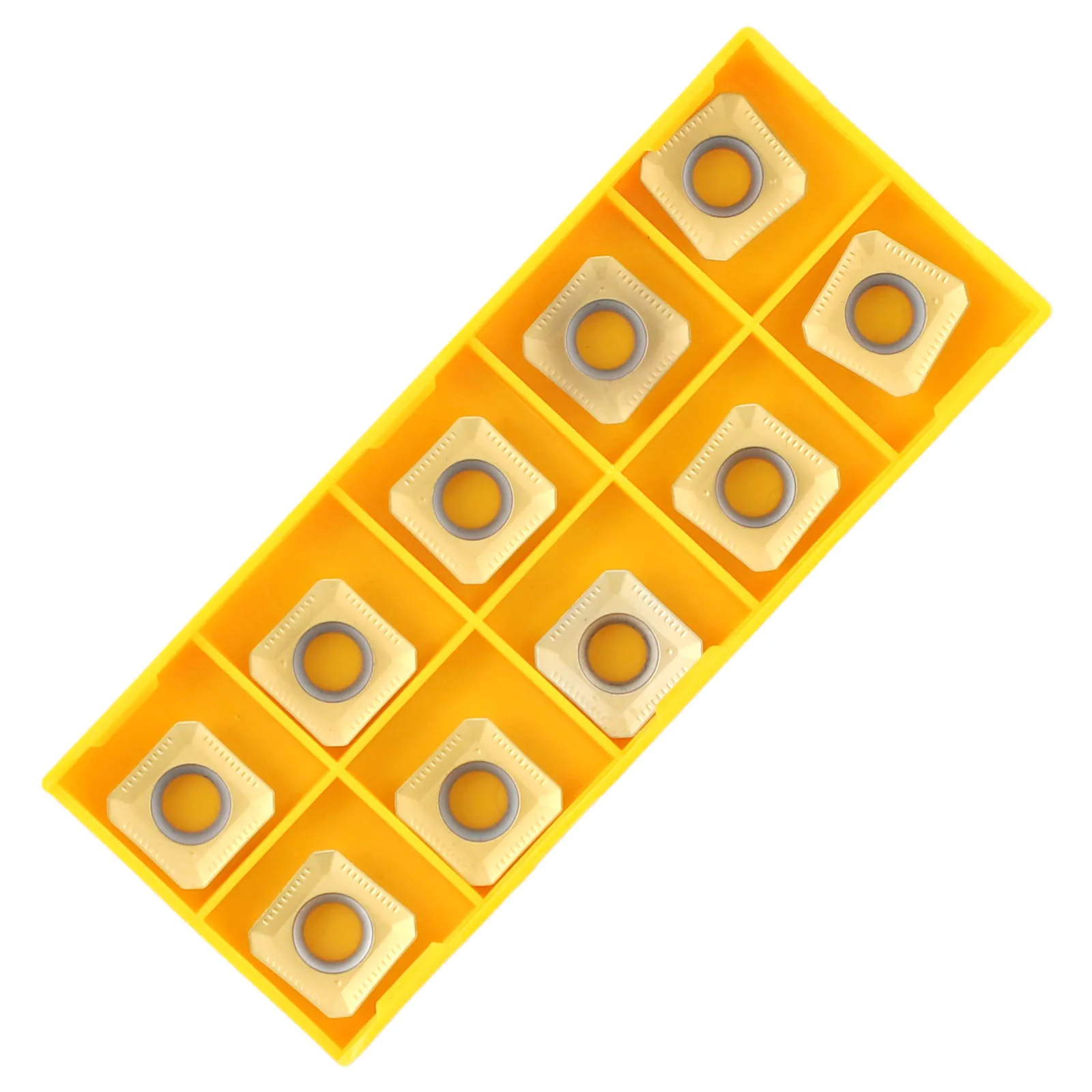 Inserts CNC Carbide SEKT1204AFTN-XM Steel 10 Pcs Cutter Blade For Semi-finishing Milling Cutter Milling Insert