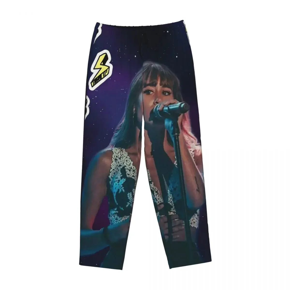 

Женские пижамные брюки Custom Aitana Ocana Singer с карманами для отдыха и сна