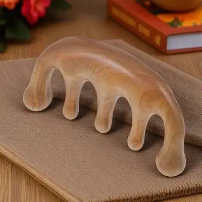 

1pc Massage Comb Sandalwood Hair Wooden Scalp Massager Anti Static Healthy Wood Comb Silky Hair Care Tool Gift Choice