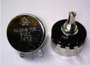 2PCS Potentiometer RV24YN20S-B103 B10K Adjustable Resistance Single Turn Carbon Film Potentiometer