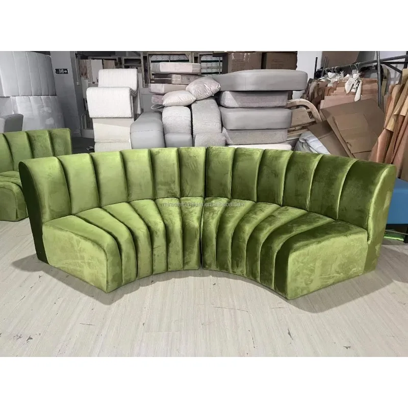 Combination sofa 2 pieces Modular imitation fur home sofa