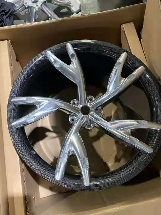 Custom CNC Machining 5 Axis Machine Wheel Hub 5 Axis Precision Hub Aluminum 5 Axis Milling Car Wheel Hub