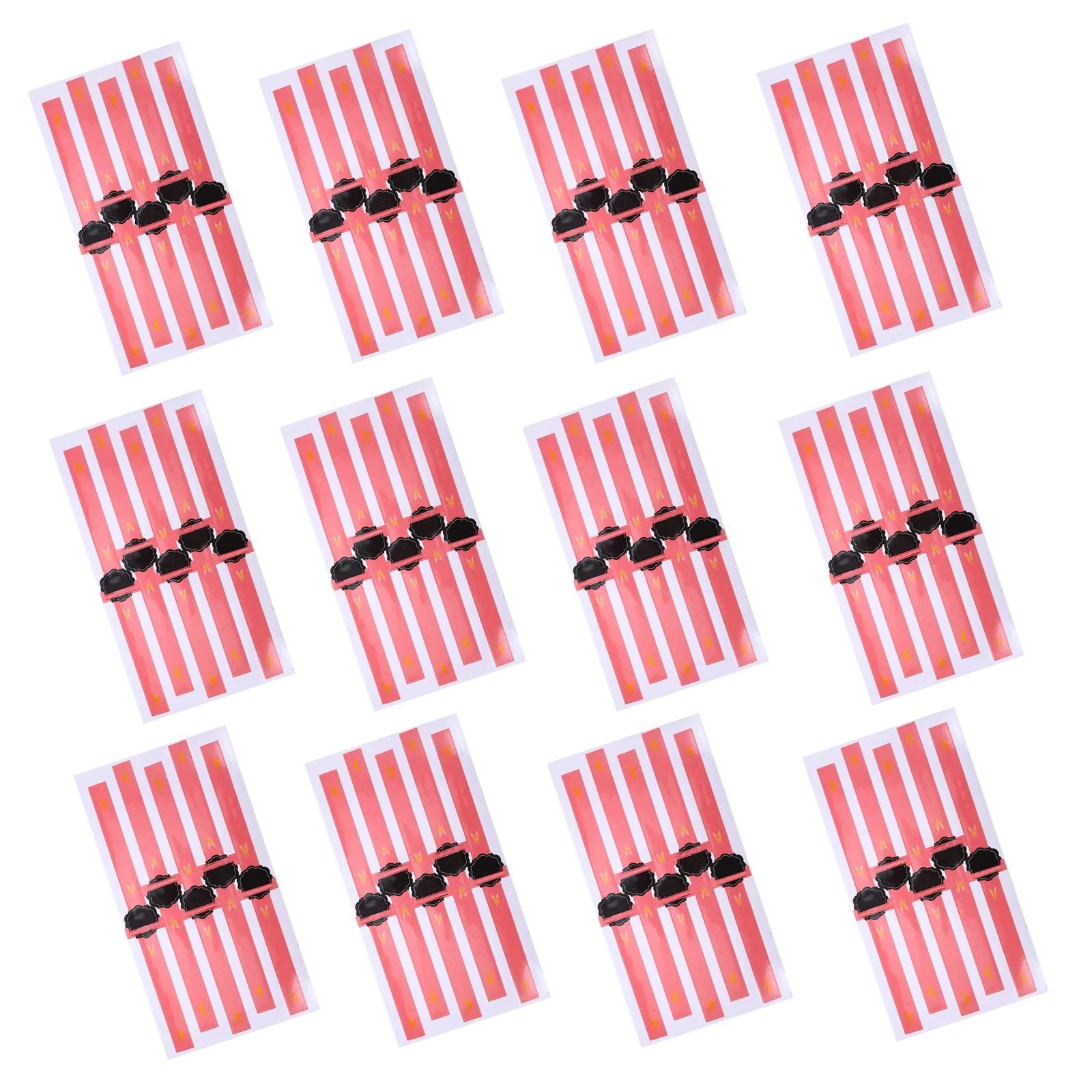 

100 Pcs Adhesive Sealing Stickers for Bakery Treat Candy Bag Stickers Cake Boxes Gifts Packaging Treat Bags Labels