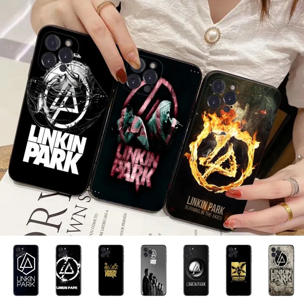 Band L-Linkin P-Park Phone Case Silicone Soft for iphone 16 15 14 13 12 11 Pro Mini XS MAX Plus X Cover