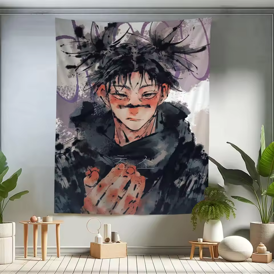 Choso Jujutsu Kaisen Anime Hanging Bohemian Tapestry Bohemian Wall Tapestries Mandala Cheap Hippie Wall Hanging