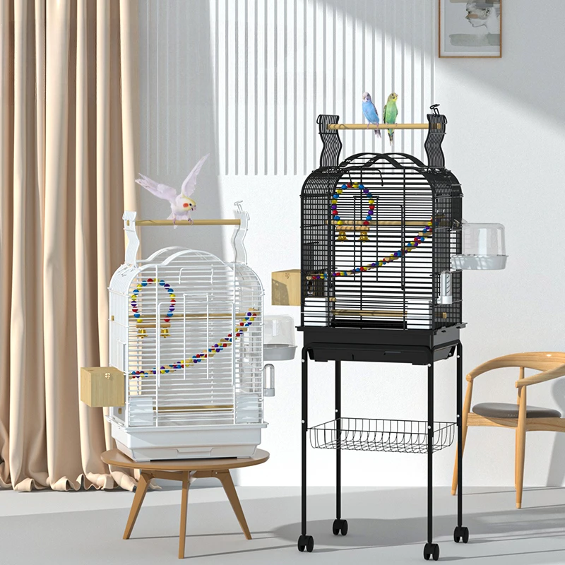 Metal Large Villa Bird Cages Outdoors Breeding Southe Park Luxury Bird Cages Decoration Jaula Pajaros Birds Supplies WZ50BC