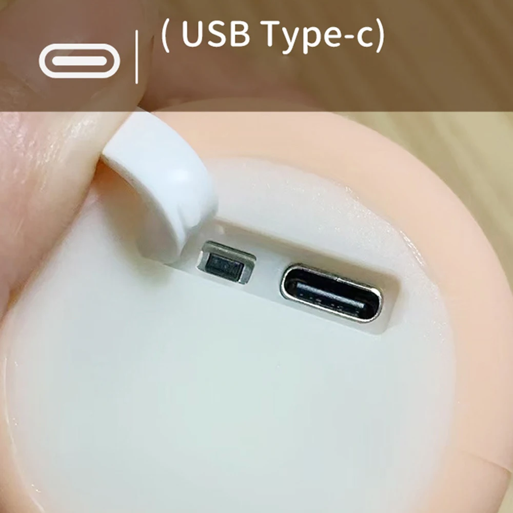 Capybara Night Light Portable Key Chain LED Silicone Soft Warm Light 3Level Dimmig Capybara Backpack Decoration Cute Compact USB