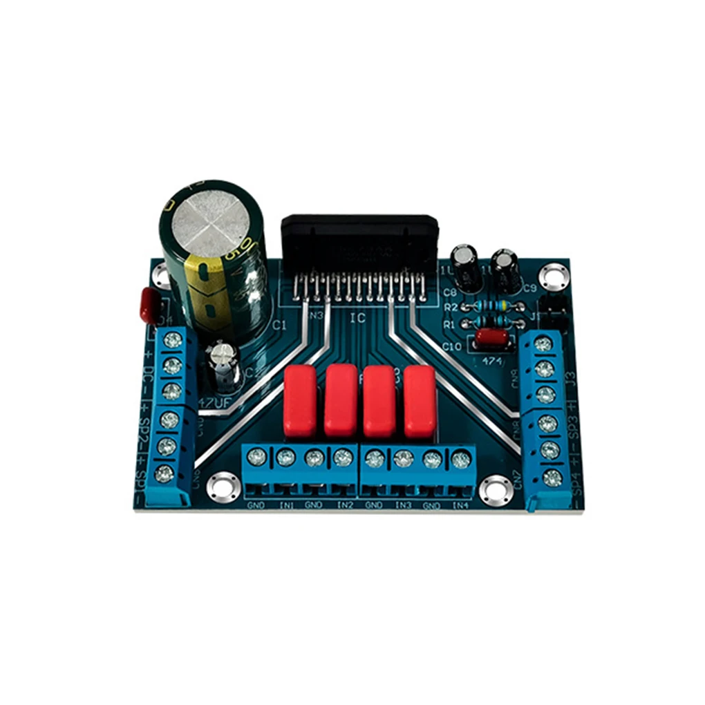TDA7388 Amplifier Board Accessories Modification 41W 4 Tracks Amp Boards Audio Accessory Sound Output Component