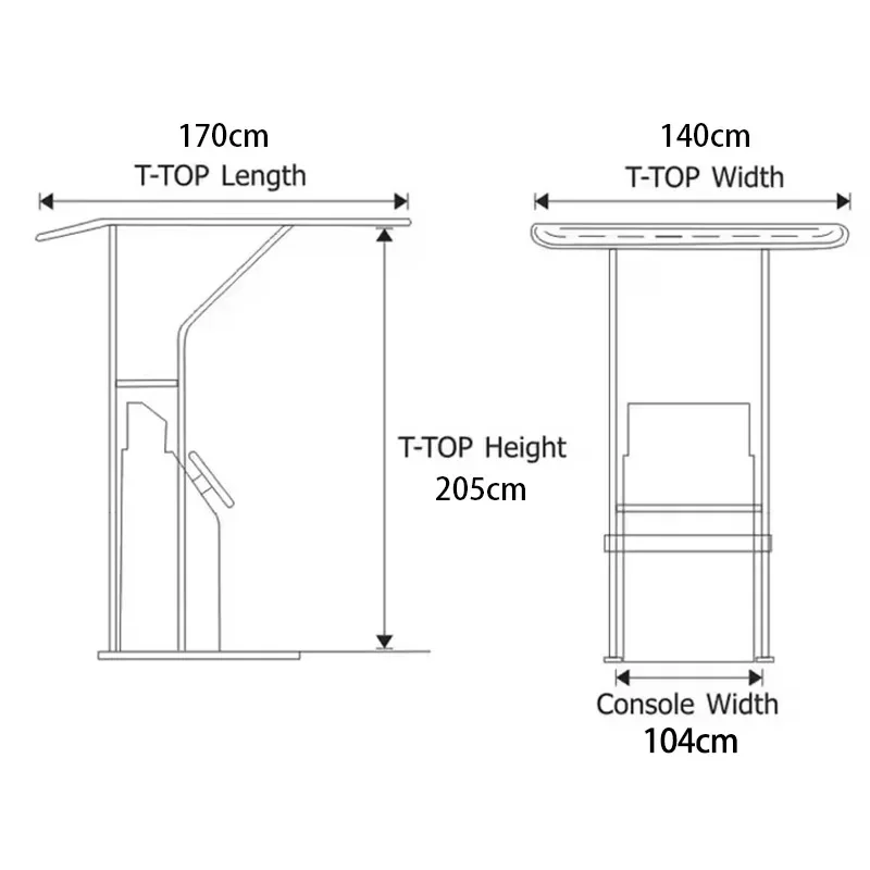 Awning Yacht UV-Protective Tower Awning, Rainproof Center Console
