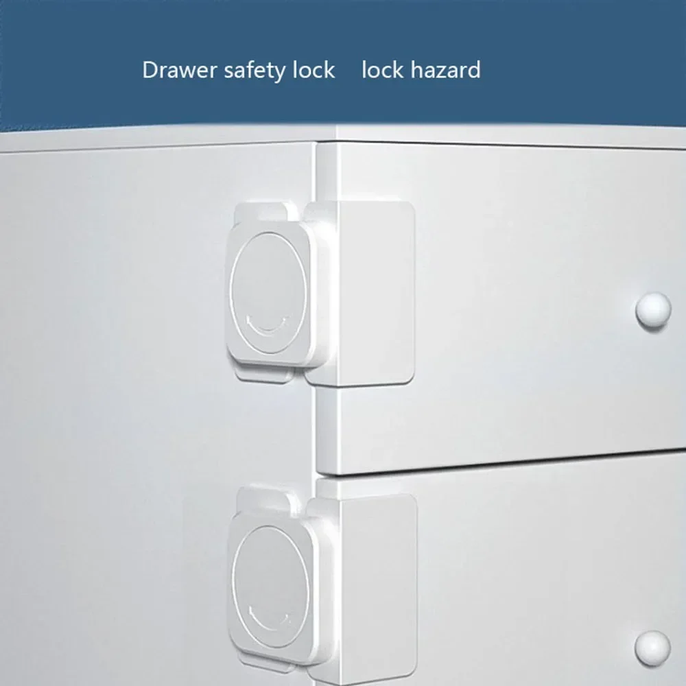 vvocci Multifunctional Safety Baby Anti Open Fridge Freezer Door Locks Home Cabinet Buckle Toddler Kids ProtectRefrigerator Lock