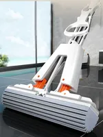 Squeeze Self-draining Collodion Mop Wood Floor Tiles Spin Household Cleaning Tools to Clean Walls and Ceilings Floor