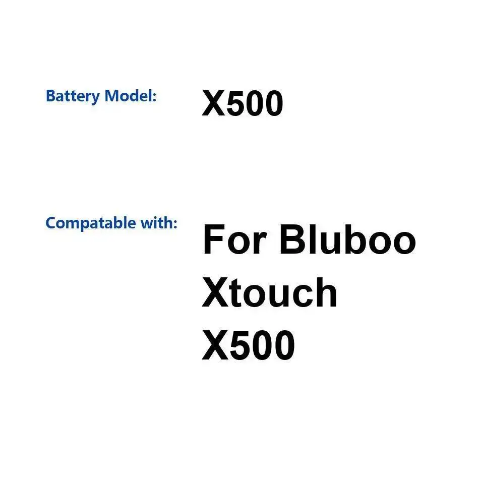 

Fast Charging 3050Mah Reliable Replacement Mobile Phone Battery For Bluboo Xtouch X500