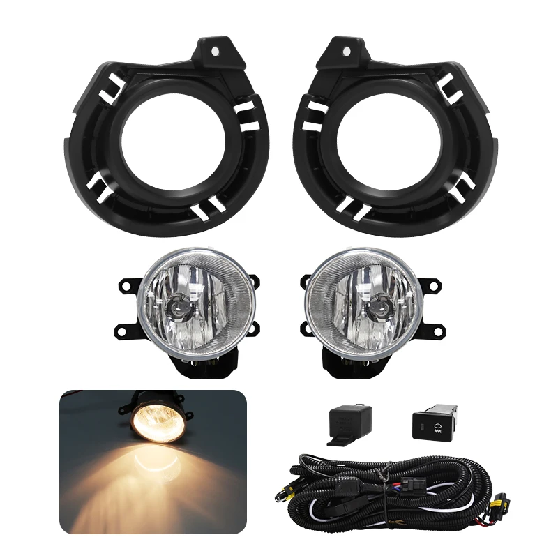 

LED Fog Lamps For Toyota Corolla AXIO 2015 2016 2017 Daytime Running Lights DRL White Yellow Turn Signal Lamps Angel Eyes Rings