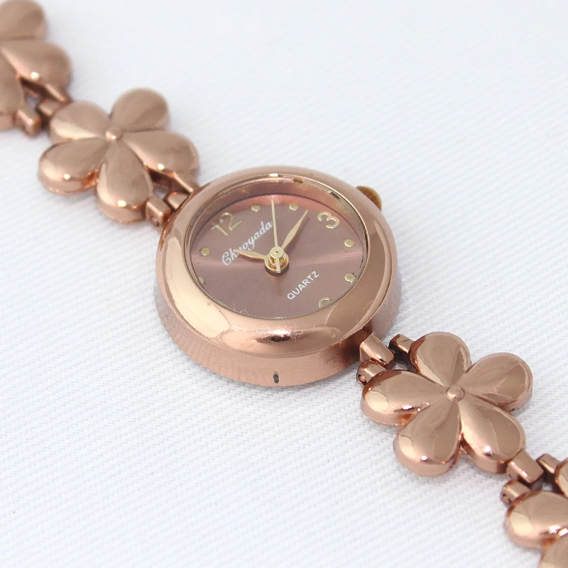 10Pcs Women's Flower Bracelet Watches Vintage Casual Fashion Dress Wristwatches