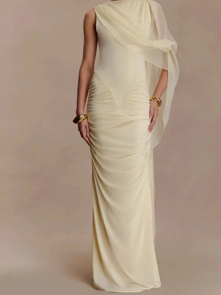 

Элегантное длинное платье без рукавов в ретро-стиле, роскошное вечернее платье для женщин