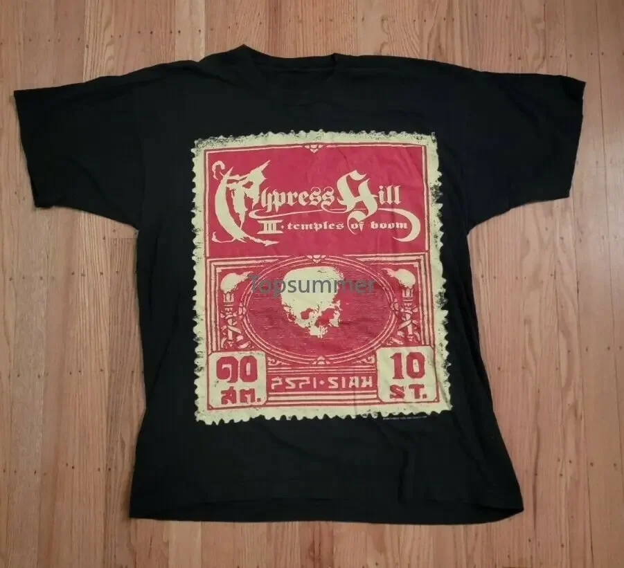 Tshirt vintage des années 90, avec les temples de HONRap, taille XL