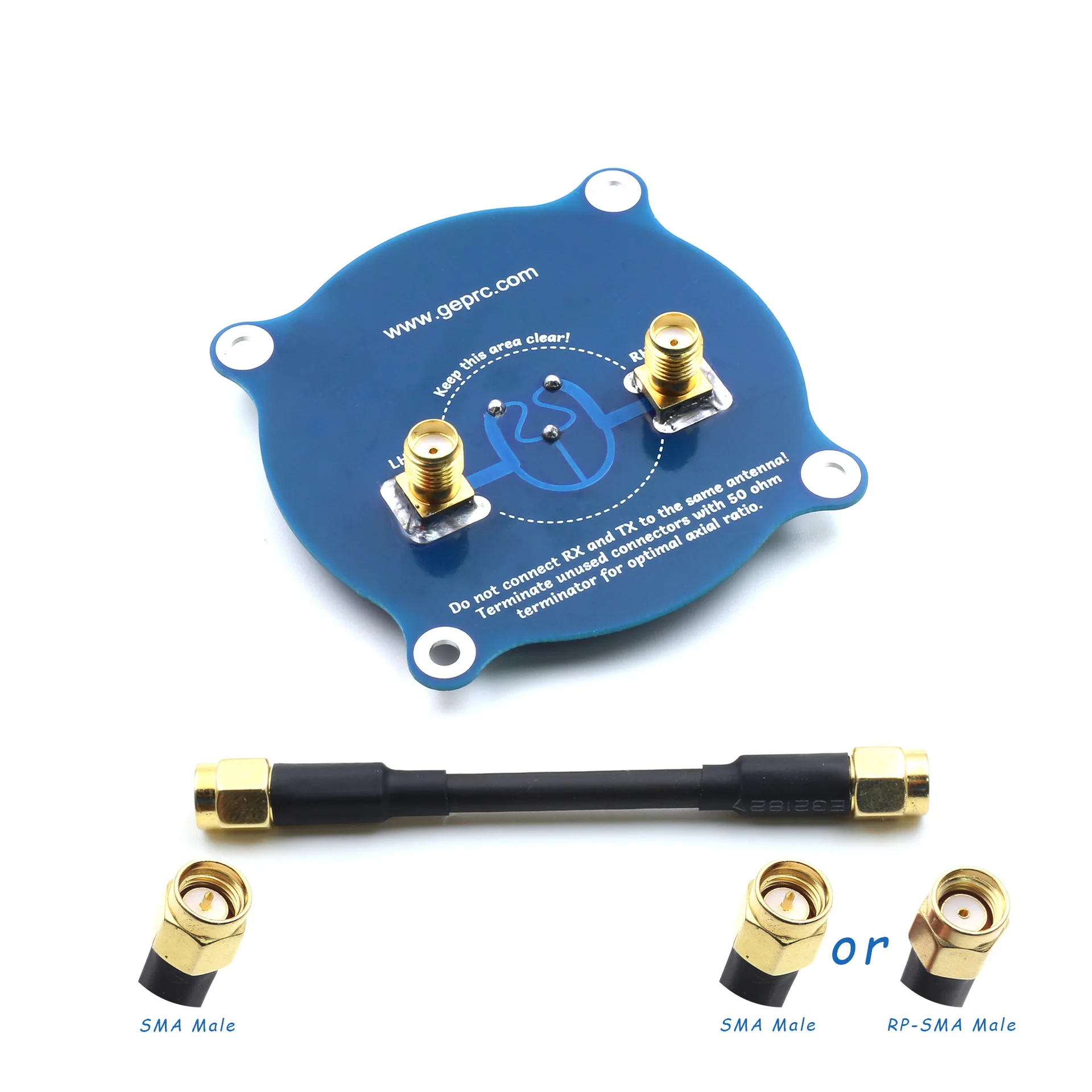 GEP Triple Feed Patch-1 image transmission, receiving antenna 5.8G transmitter FPV traverser