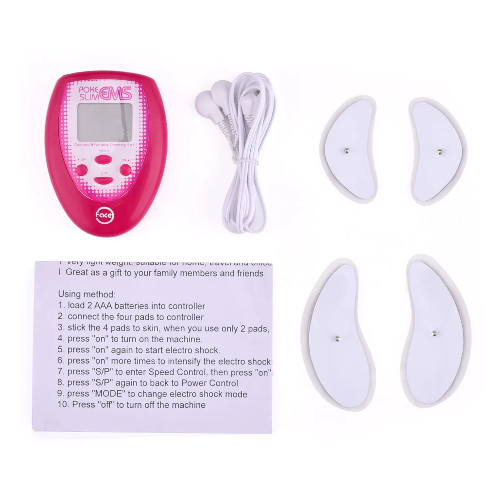 Ems Micro Current V Face Slimming Device Skin Facial Lifting & Tightening Double Chin Deep Muscle Movements Beauty Machine