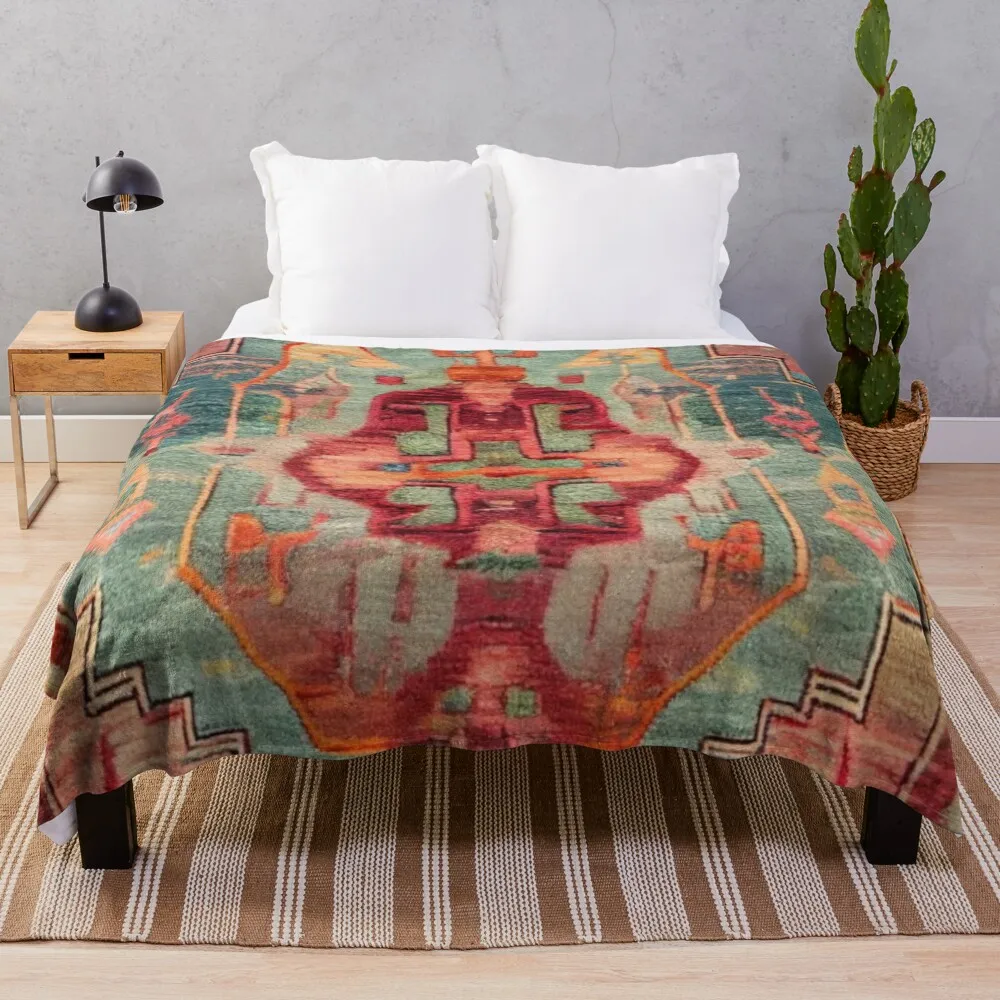 

The Bohemian Gypsy Throw Blanket Camping Summer Beddings Vintage Soft Plaid Blankets